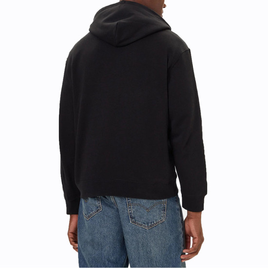 Calvin Klein Ανδρικό φούτερ Fleece Monogram Logo Patch Relaxed Hoodie